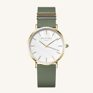 Rosefield West Village Olive Green women’s watches